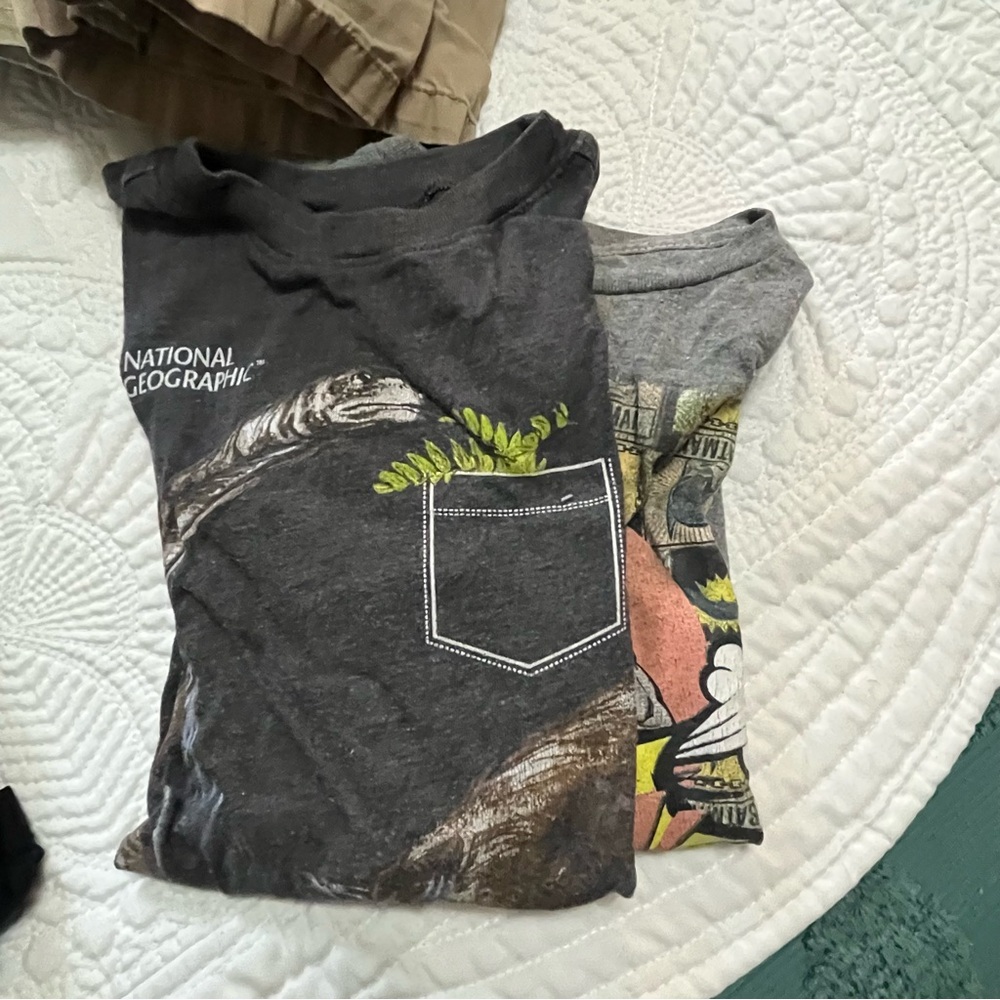 Boys 4T - 4/5 Lot Clothes Bundle Shirts Pants Shorts Pajamas Button Up Play - Picture 2 of 9